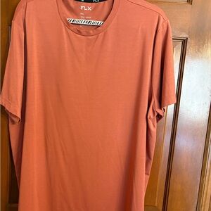 FLX Men's Short Sleeve Terracotta Tee